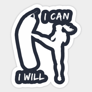 I can and I will Sticker